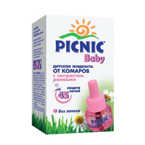 Рідина від комарів PICNIC Baby дитяча 45 ночей 3088/0695
