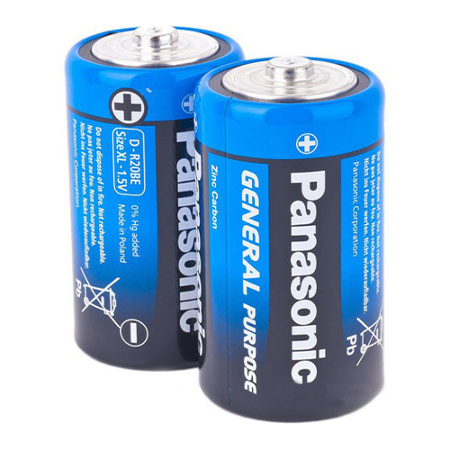 Батарейка Panasonic General R20 (D) S2 (24/288) кор.