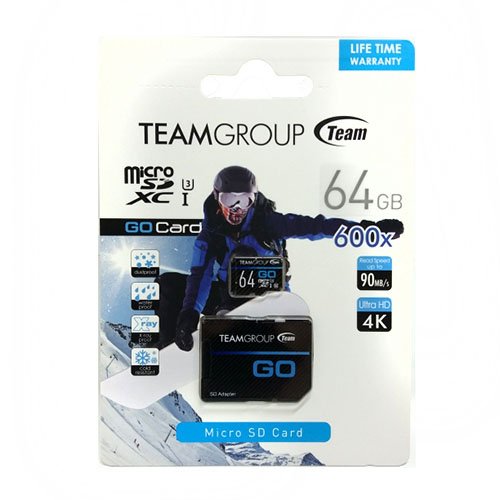 Карта пам'яті micro-SD  64 Gb Team + перех. SD (10 Class) UHS-I/U3