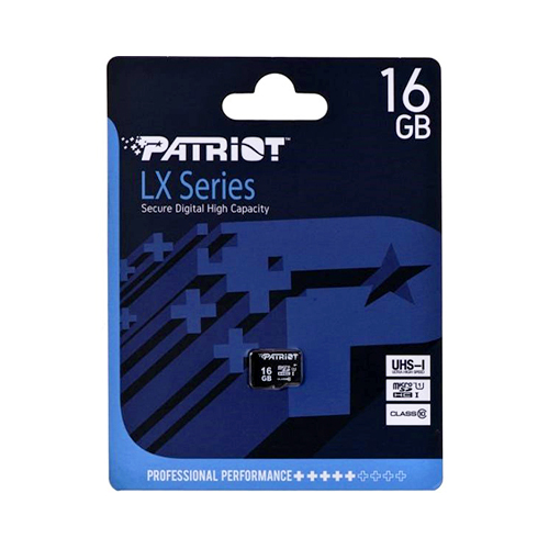 Карта пам'яті micro-SD  16 Gb Patriot LX  (10 CLASS)