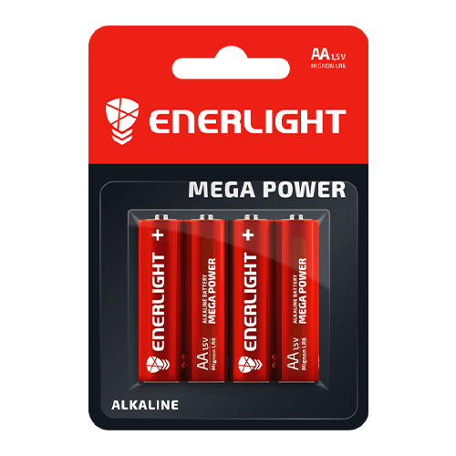 Батарейка Enerlight MEGA Power LR06 (AA) C4 (48) блист. 1867