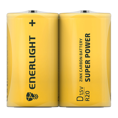 Батарейка Enerlight SUPER Power R20 (D) S2 (12/144) кор. 2208