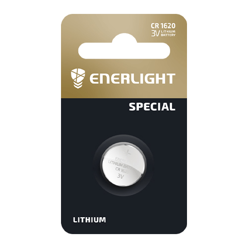 Батарейка Enerlight Літієва CR1620 C1 (20) блист. 2444
