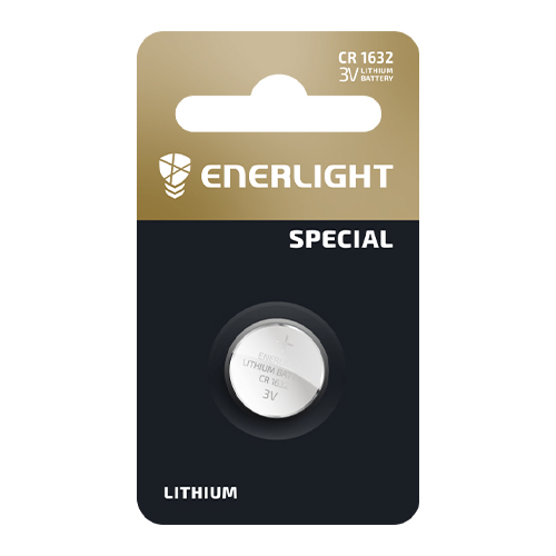 Батарейка Enerlight Літієва CR1632 C1 (20) блист. 2475