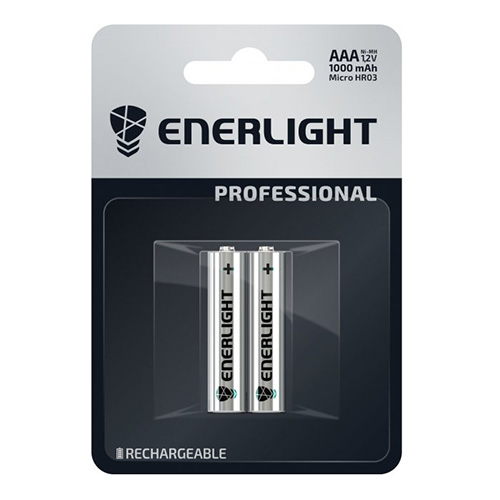 Акумулятор ENERLIGHT Professional Ni-MH R03 1000mAh C2 (24) 2383