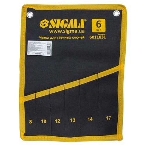 Чохол Sigma для гайкових ключів  6шт (6011031)