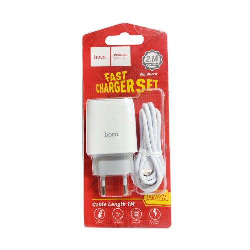 МЗП HOCO  C72A 1USB/2.1A + кабель Micro (3001)
