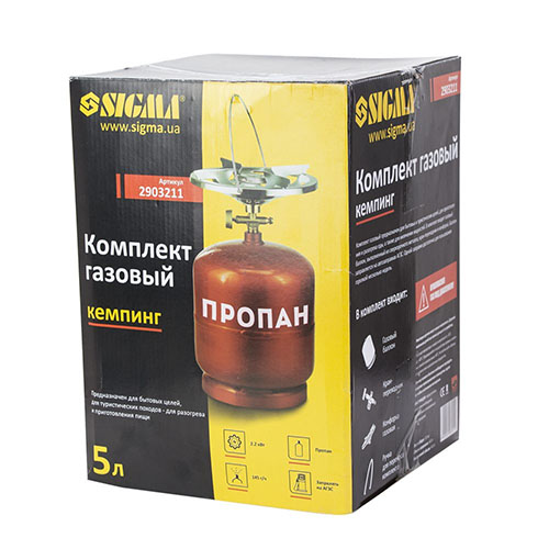 Комплект Sigma газовий кемпінг 5л 2903211