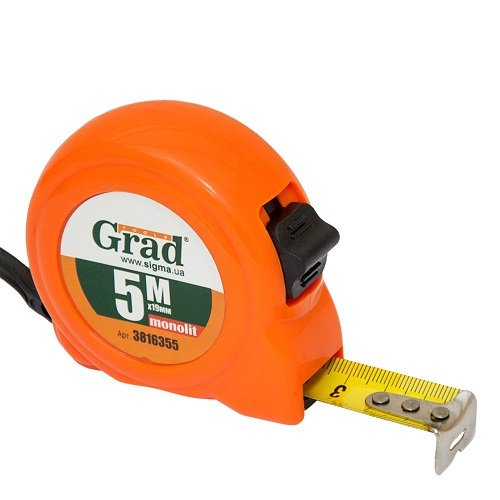 Рулетка Grad Monolit 5м×19мм 3816355