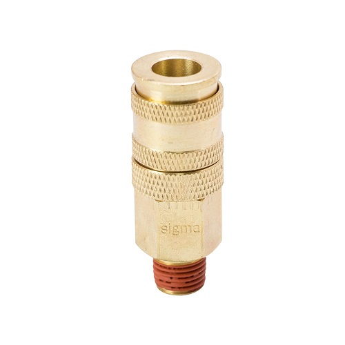 З'єднання швидкознімне Sigma посилене з фіксатором MT 1/4" (латунь) (КРАТНО 2 шт) 7021611