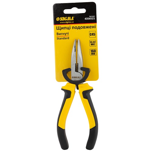 Довгогубці Sigma Standard вигнуті 160мм 4356521