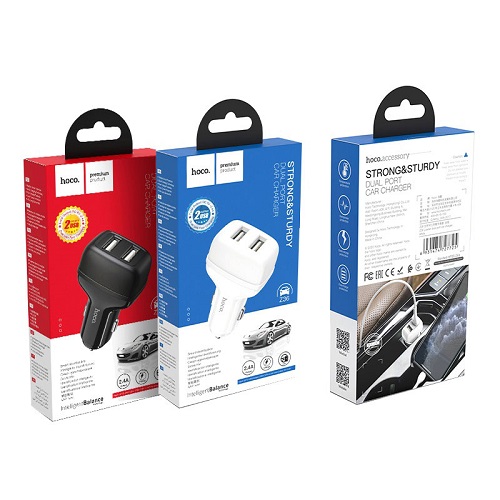 АЗП HOCO Z36 2.4А/2USB без кабелю (1603)