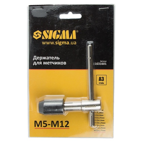 Тримач для мітчиків Sigma М5-М12 Т-образний 1631641