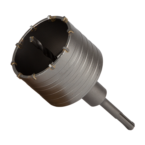 Коронка Grad по бетону + хвостовик SDS-plus (110мм) Ø 80×70мм 10 зубців 1514405