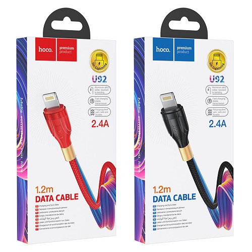 Кабель USB Lightning HOCO № U92 1