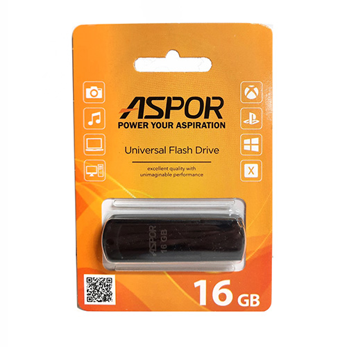 Флешка 16 Gb ASPOR пластик/велика