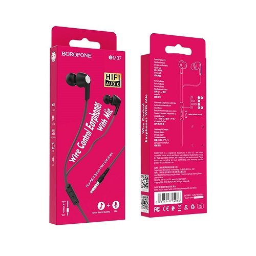Навушники BOROFONE BM37 Noble sound with mic