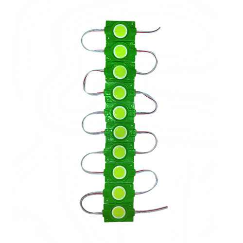 Модуль LED 24V  Vargo 2.4W 1*COB круг зелений (V-116940)