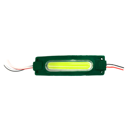 Модуль LED 24V  Vargo 2W 1*COB овал лінза зелений (V-116945)