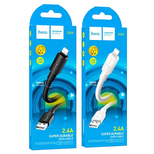 Кабель USB Lightning HOCO № X84 1m / 2