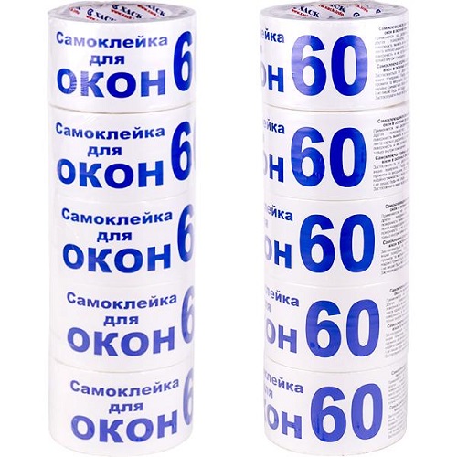 Самоклейка для вікон 60 (6/72шт/ящ) (вибивати кратно 6-ти)