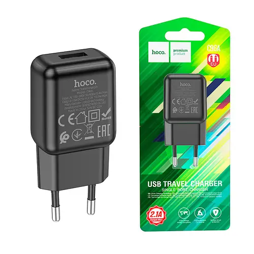 МЗП HOCO  C96A 1USB/2.1A без кабелю