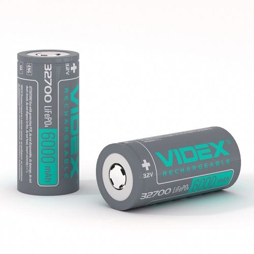 Акумулятор VIDEX (без захисту) LiFePO4 32700 6000mAh 3.2 V  27590