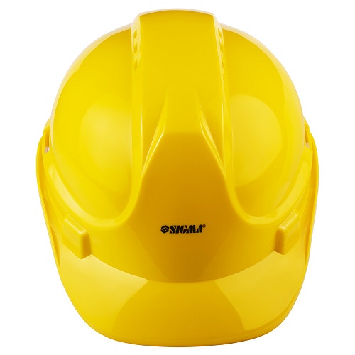 Каска будівельна Sigma 8 точок кріплення (жовта) (9414521)