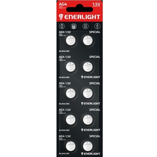 Батарейка Enerlight Special Alkaline AG 4 (LR626