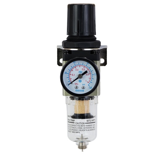 Фільтр-вологовідділювач Refine  600л/хв 1/4" з редуктором і манометром (7034341)