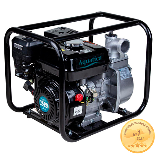 Мотопомпа AQUATICA  7.5 к.с. Hmax 30м Qmax 35м³/год (чотиритактний) (772531)