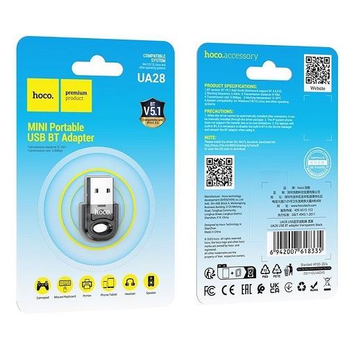 Bluetooth адаптер HOCO UA28