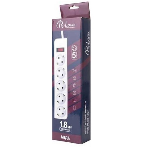Мережевий фільтр ProLogix 5 гнізд
