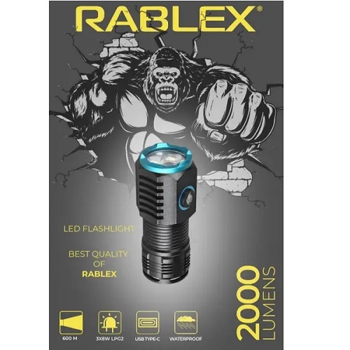 Ліхтарик ACCU/LED Police №Rablex RB902 3 реж.