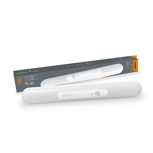 LED св-к VIDEX 150Lm 3000K-6500K акумуляторний з датчиком руху (28223) (6453)