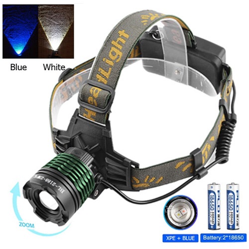 Ліхтарик налобний Police №2188-2XPE(white+blue)