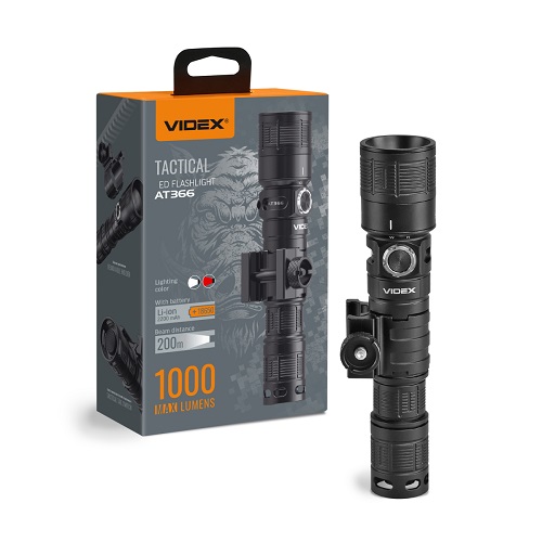 Ліхтарик тактичний Police VIDEX VLF-AT366 1000Lm 5000K 28365