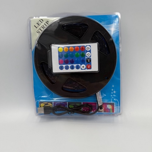Стрічка світлодіодна RGB від USB з пультом 5 метрів 5050(410) ART-0442