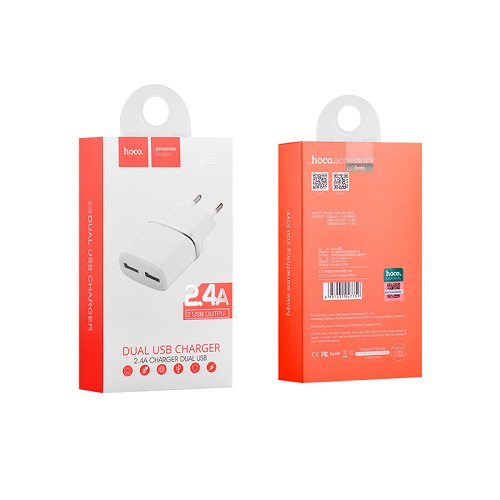 МЗП HOCO  C12 Smart (2USB/2.4A)