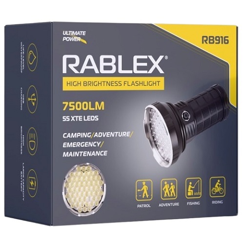 Ліхтарик ACCU/LED Police №Rablex RB 916 55LED
