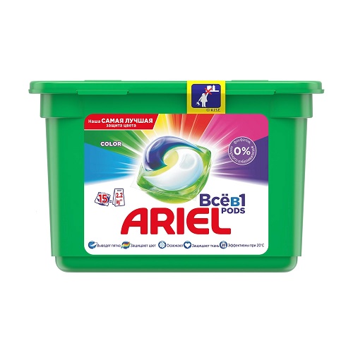 Капсули для прання Ariel 15 капс/уп 1471