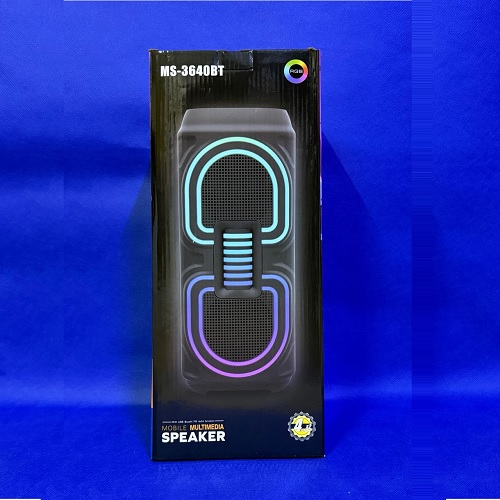 Колонка № MS-3640BT міні валіза від мережі та від акумулятора з USB