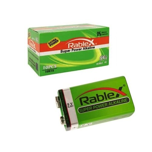 Батарейка RABLEX Super Power Alkaline 6LR61 (крона) S1 (10/300) кор.