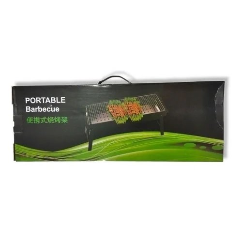 Мангал складаний для барбекю та гриля нержавіюча сталь (60см*35см*25см) ART-0497