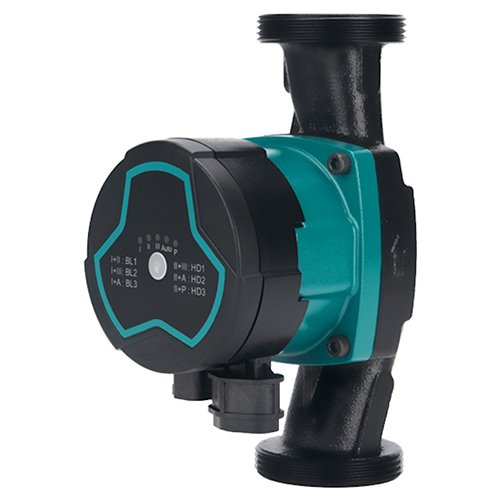 Насос Aquatica циркуляційний енергозберігаючий  5-39Вт Hmax 6м Qmax 53л/хв Ø1½" 180мм + гайки Ø1" (774053)