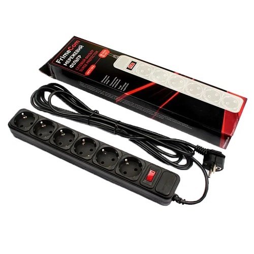 Мережевий фільтр FrimeCom 6 гнізд