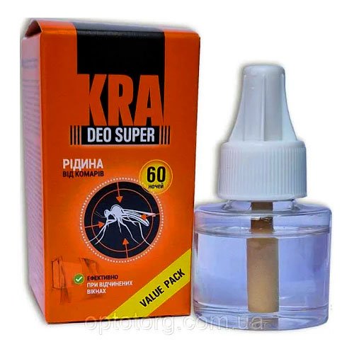 Рідина від комарів KRA 60 ночей (48шт/ящ) (1006)
