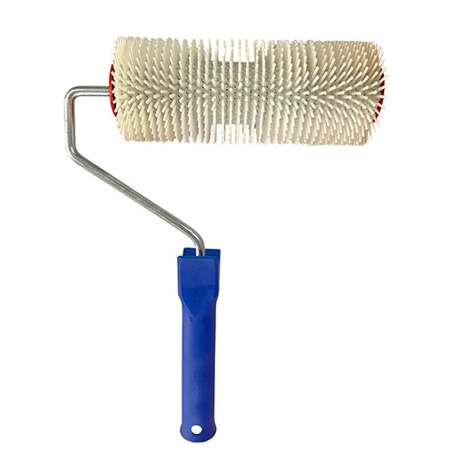 Валик голчастий аераційний Sigma для наливної підлоги 120×200мм з ручкою біла голка (8313231)