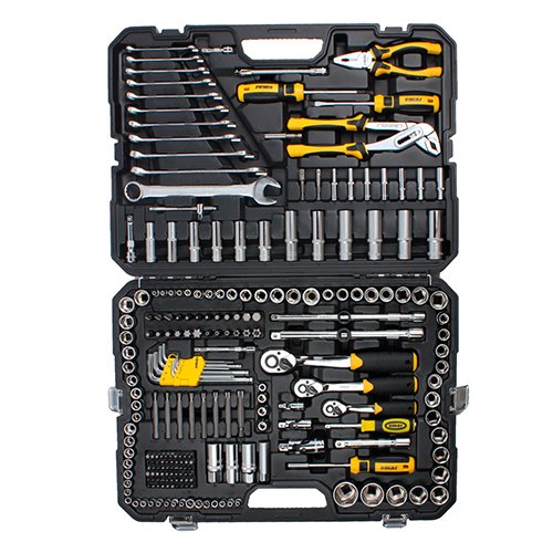 Набір інструменту Sigma насадки торцеві + біти (233шт) 1/4"