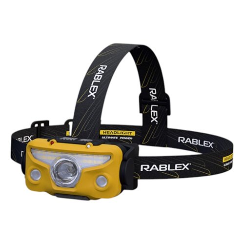 Ліхтарик налобний Rablex RB967 660Lm IP44 (White+Yellow+RED) Sensor